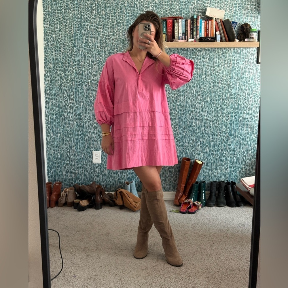 Pomander Place Chelsea Vibrant Pink Mini Dress